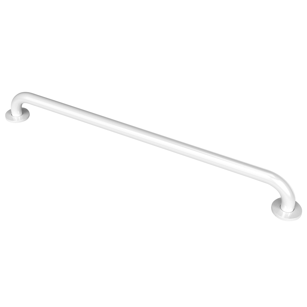 Fitzroy of London RAL 9016 White Stainless Steel Concealed Fixing Grab Rail 35 x 900mm Image 1