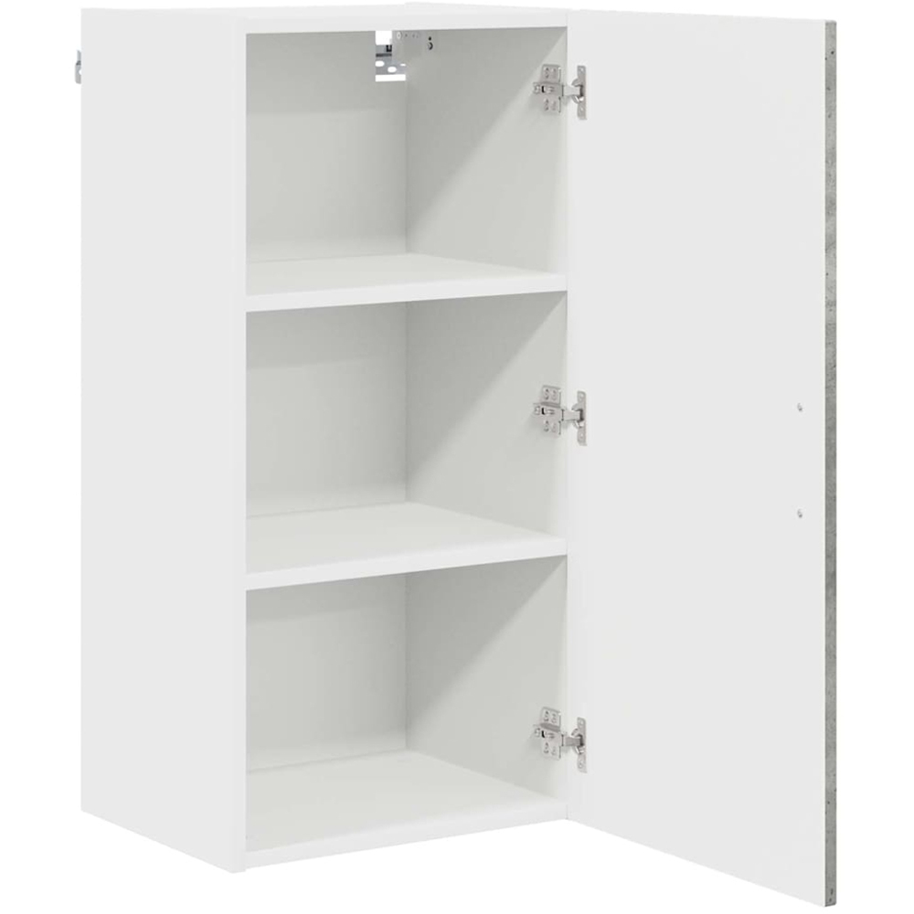 vidaXL Kalmar Single Door Concrete Grey Wall Kitchen Cabinet Image 5