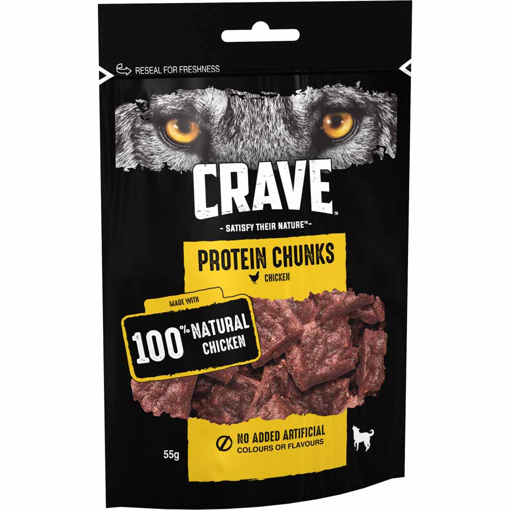 CRAVE Protein Chunks with Chicken 55g Image 2