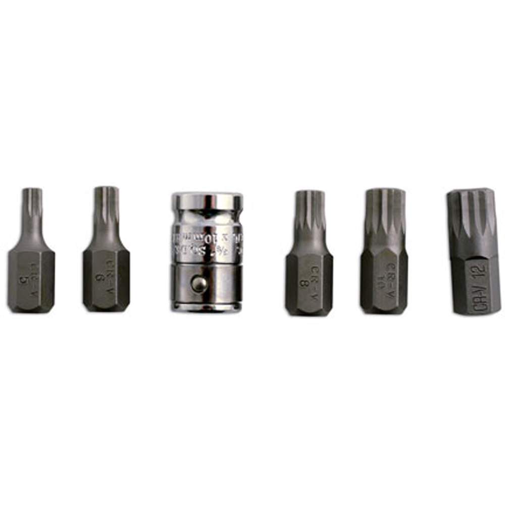 Laser 592 6 Piece Spline Bit Set Image 5