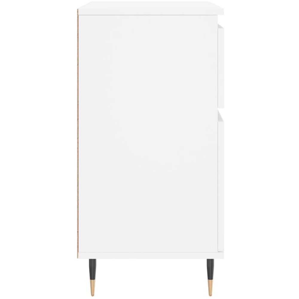 vidaXL 2 Door 2 Drawer White Sideboard Image 7