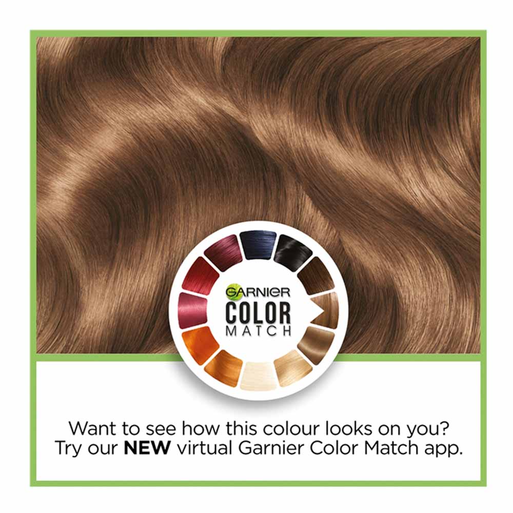 Garnier Nutrisse Caramel Golden Light Brown  Permanent Hair Dye | Wilko