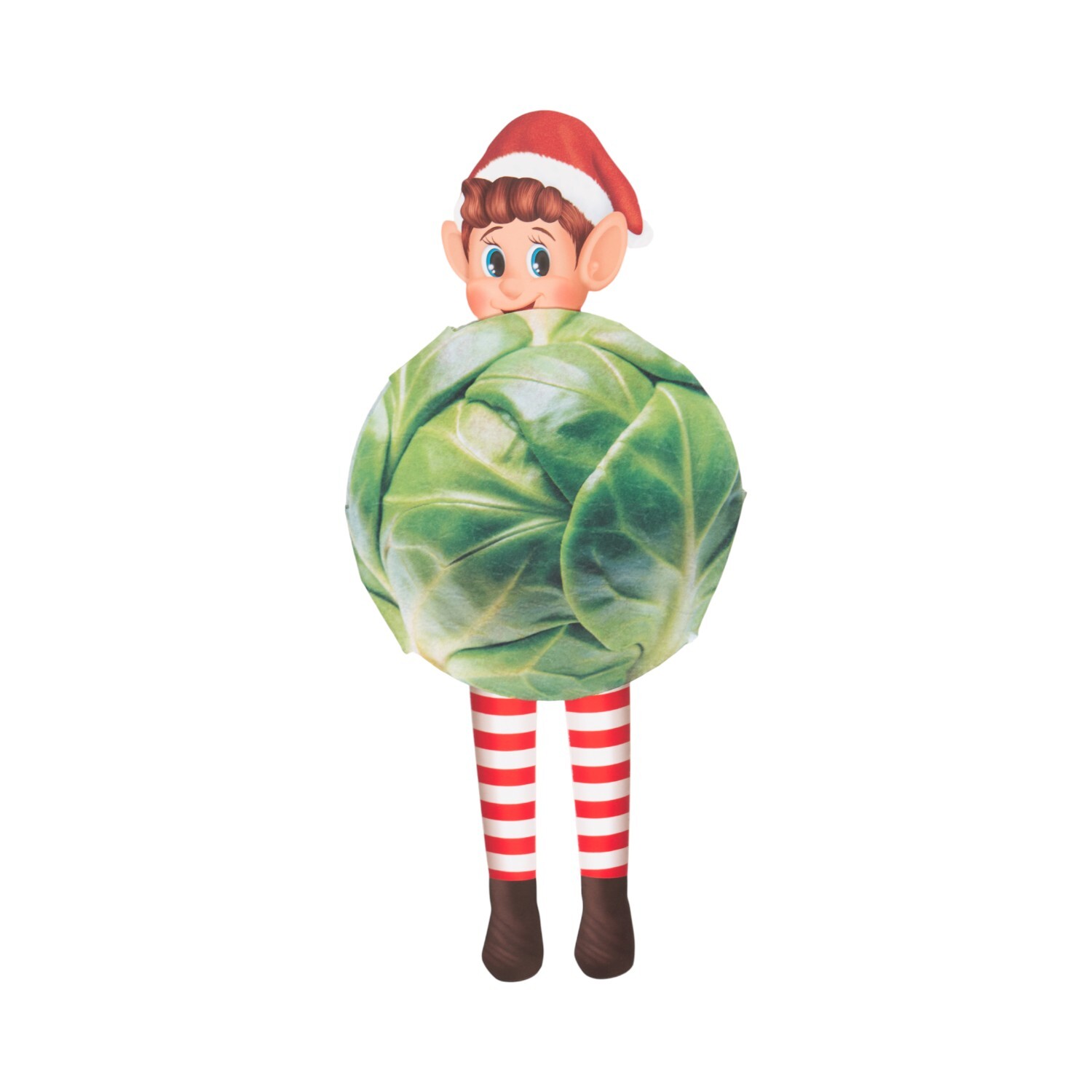 Elf Brussel Sprout Festive Outfit - Green Image 3