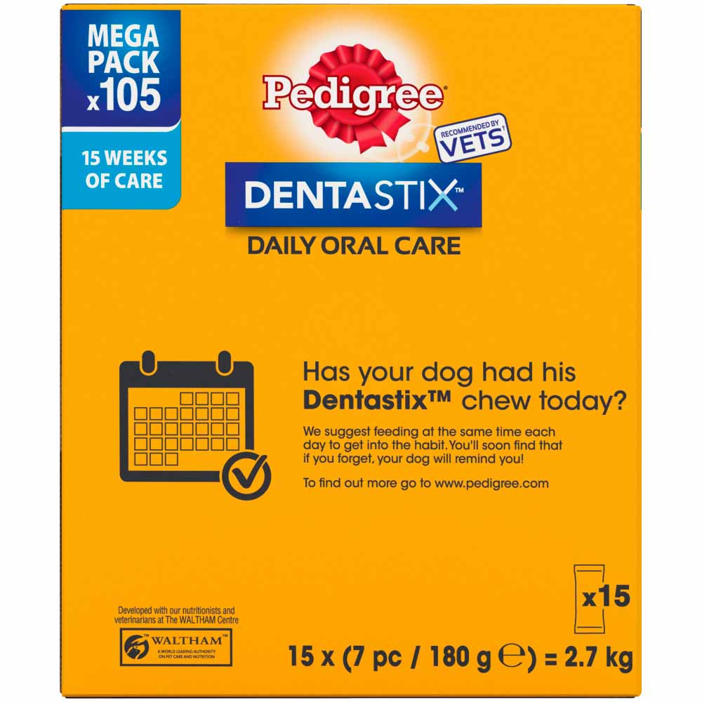 Pedigree Dentastix Medium Dog Chews 105pk Image 3