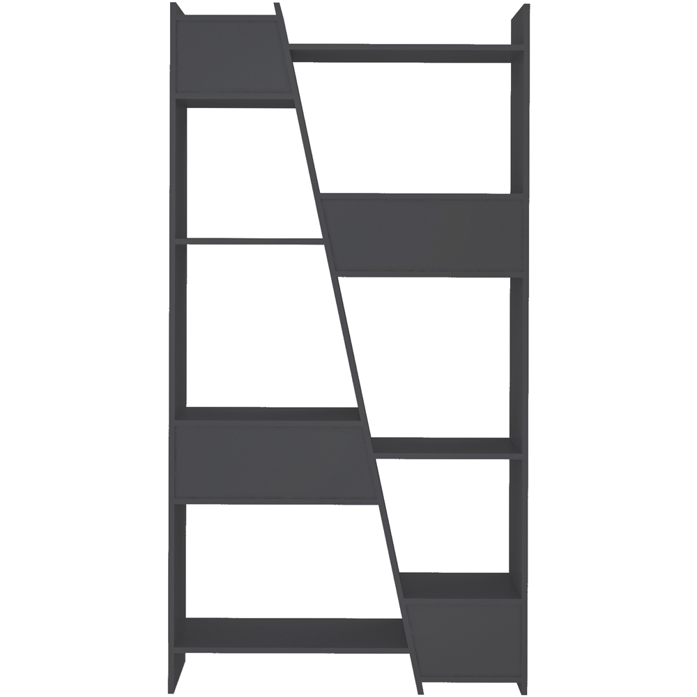 Seconique Naples 12 Shelf Grey Tall Bookcase Image 5