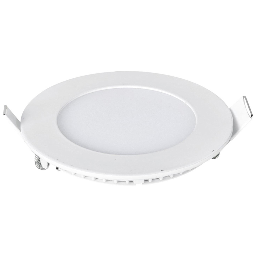 ENER-J 6W 4000K LED Panel Round Recessed Ceiling Downlight 4 Pack Image 3