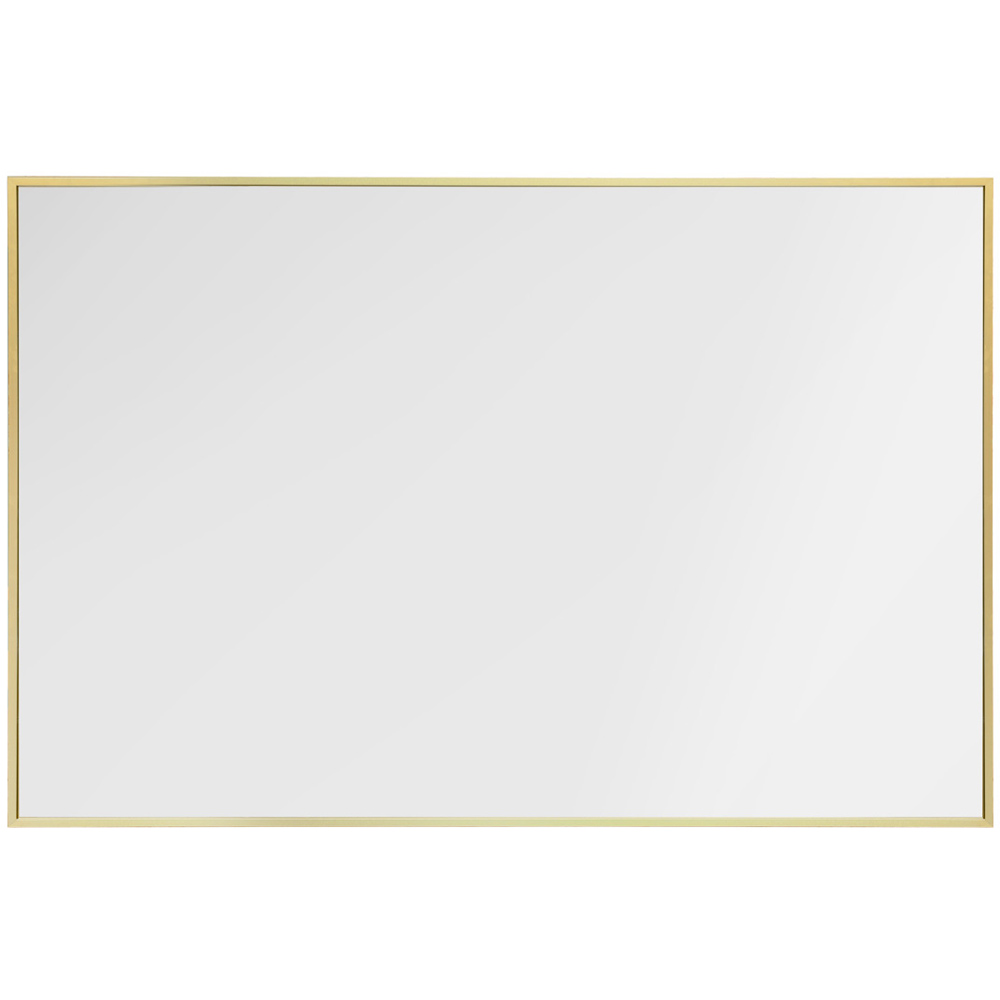 The Artus Gold Aluminium Wall Mirror 120 x 80cm Image 3