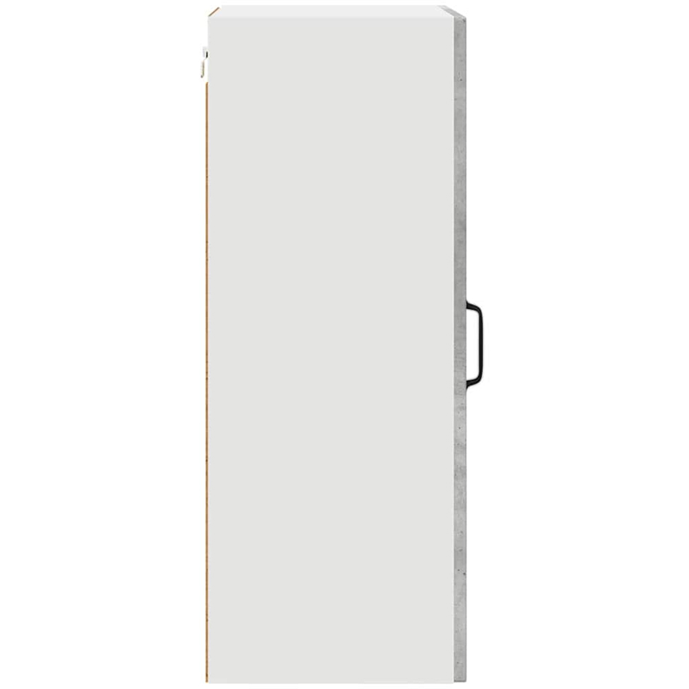 vidaXL Kalmar Single Door Concrete Grey Wall Kitchen Cabinet Image 7