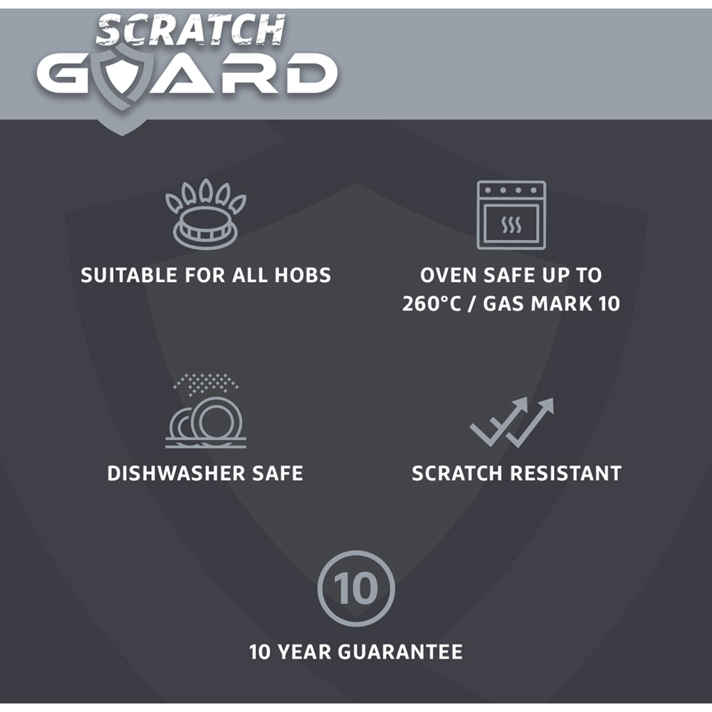 Prestige 3 Piece Scratch Guard Aluminium Saucepan Set Image 6