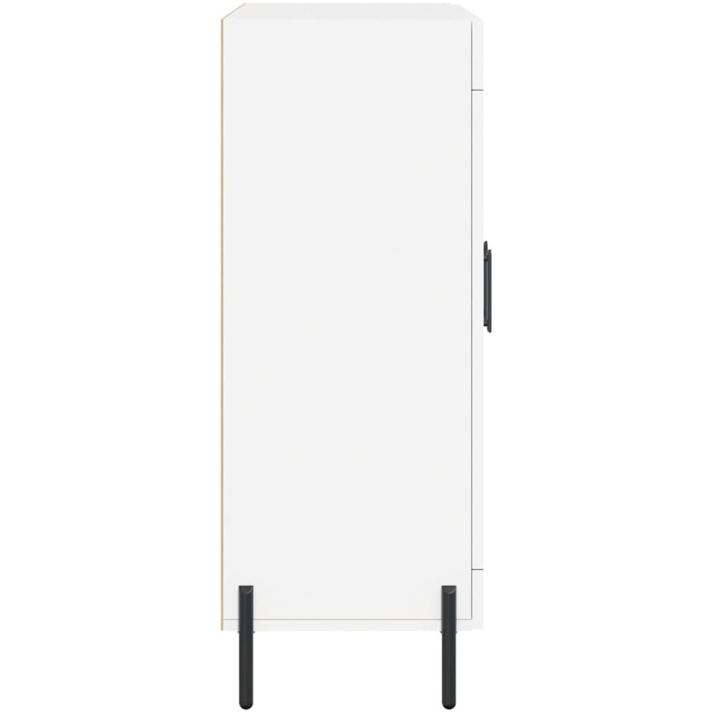 vidaXL 2 Door White Sideboard Image 7