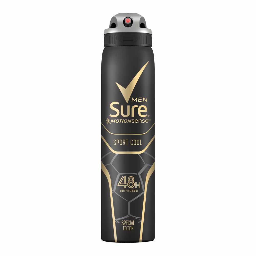 Sure For Men Sport Cool Anti-Perspirant Deodorant 250ml Image 2