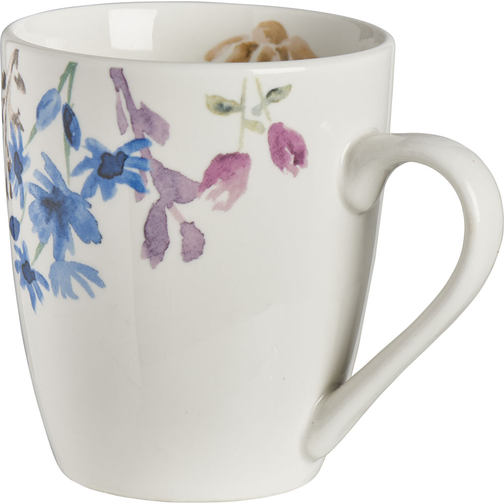 Wilko Watercolour Floral Mug Image 2