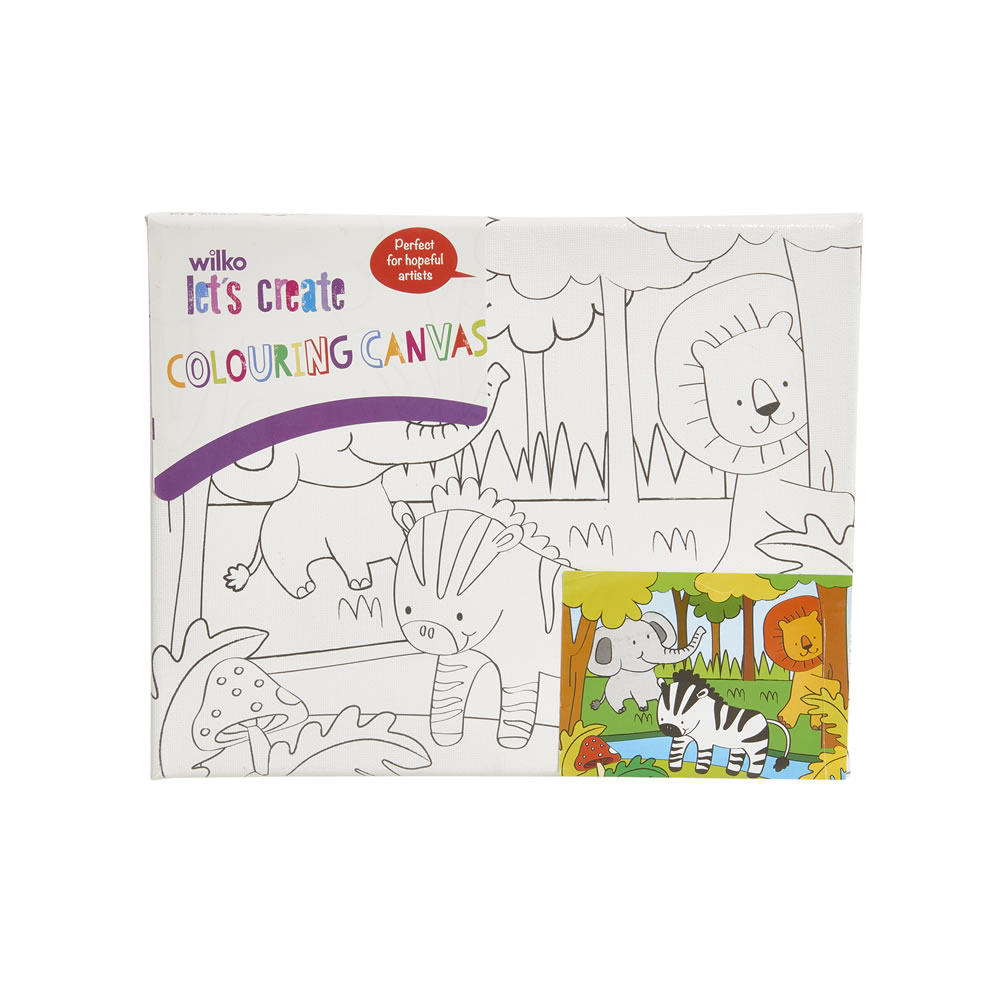 Wilko Printed Paint Your Own Canvas Wilko