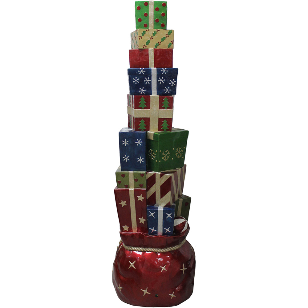 The Christmas Centre Multicolour LED Present Stack Decoration 180cm Image 3