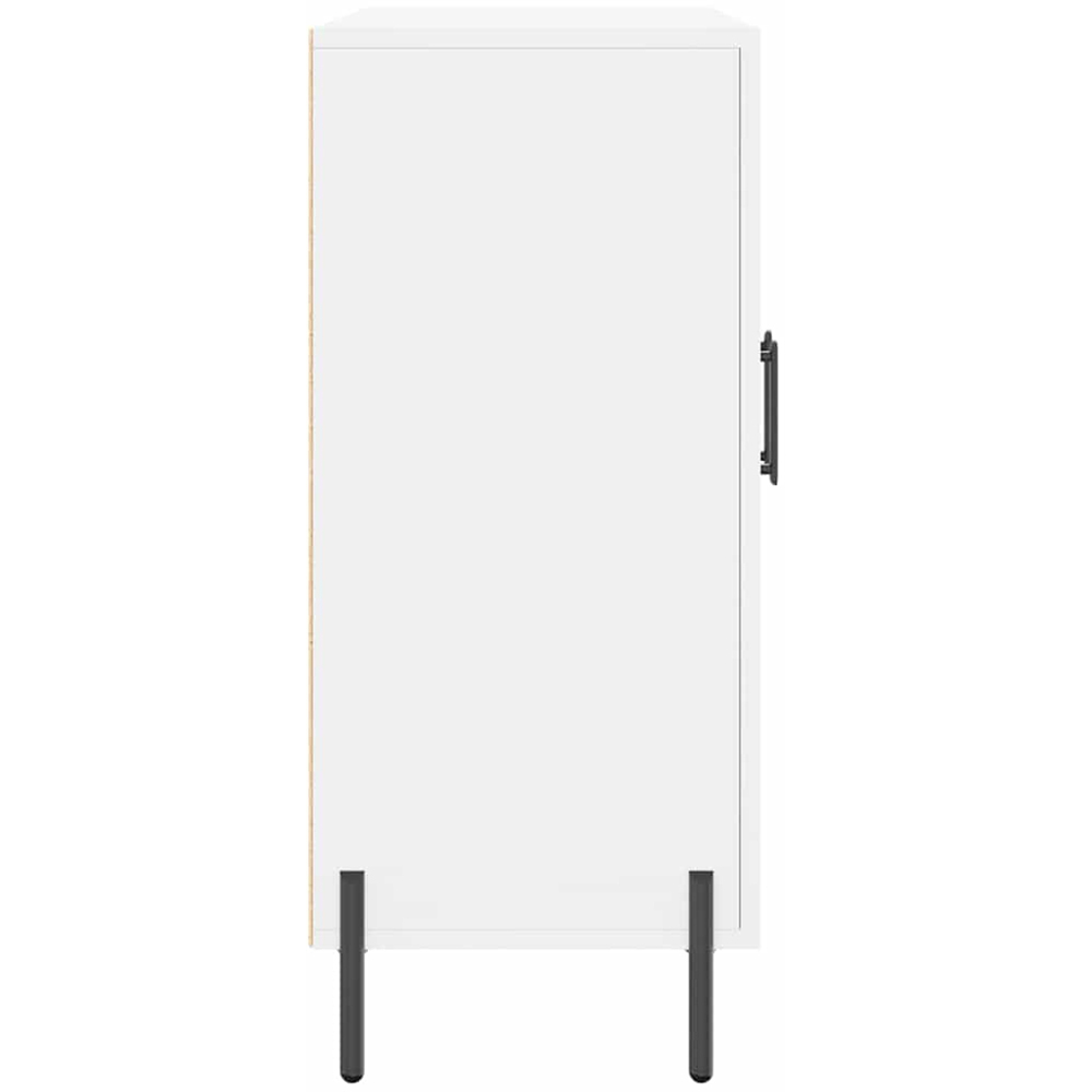 vidaXL 3 Drawer White Sideboard Image 7