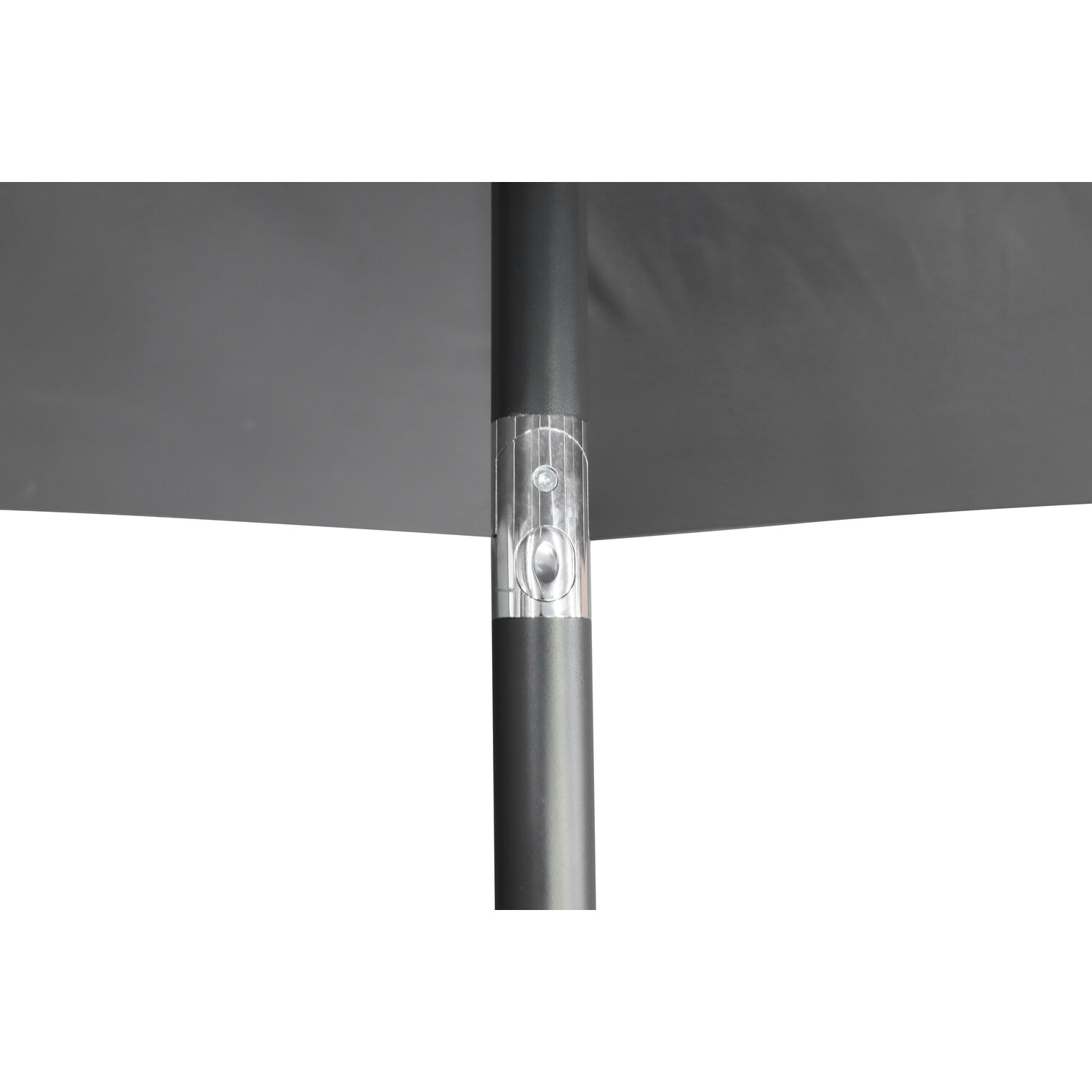 Outdoor Essentials Grey Parasol with Removable LED Lights 2.7m Image 10