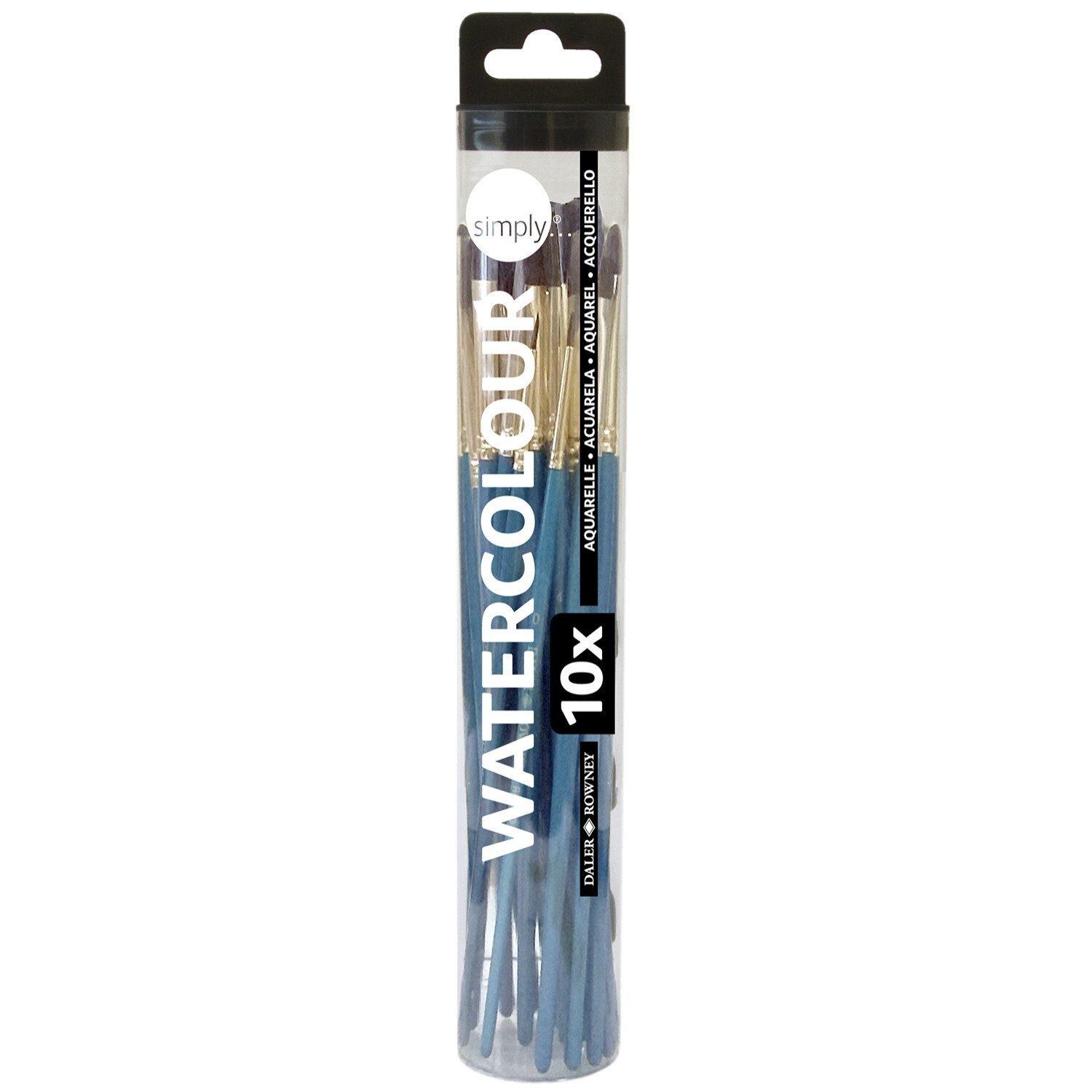 Pack of 10 Simply Watercolour Brushes Image