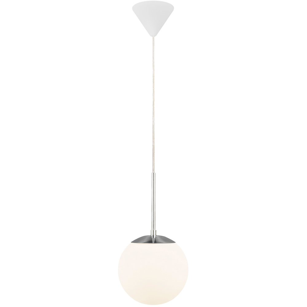 Nordlux Cafe 20 Opal White Pendant Light Image 2