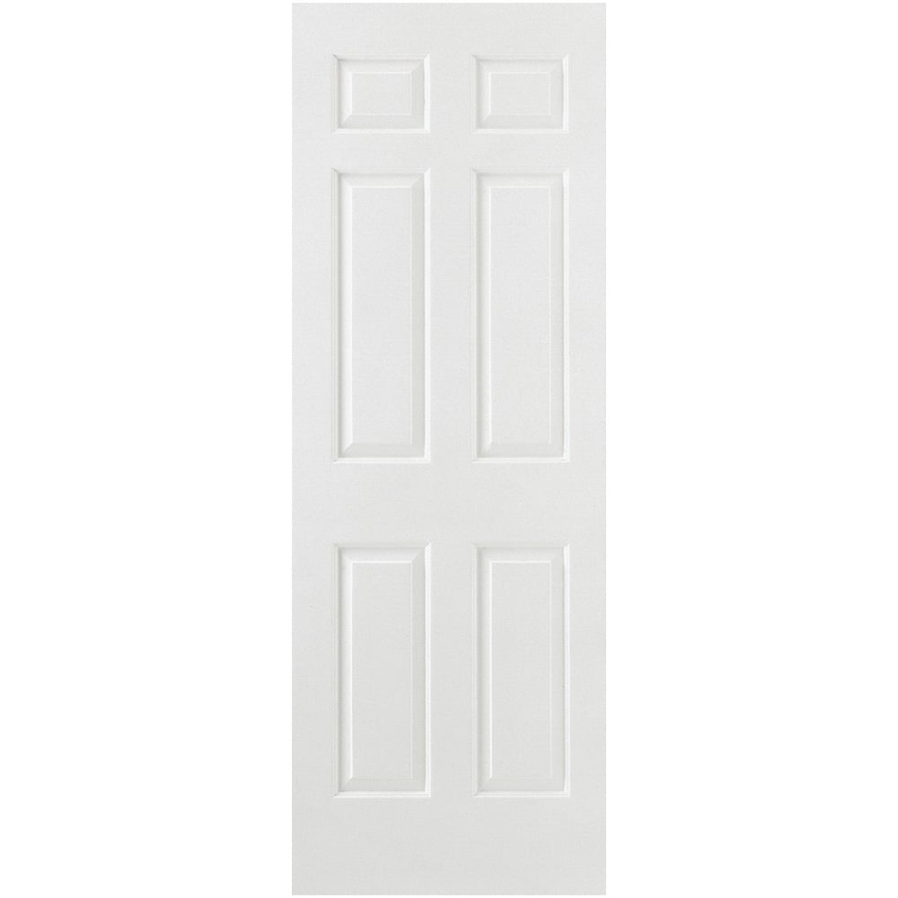 LPD Doors Smooth 6 Panel Square Top Firecheck Internal Door 1981 x 686mm Image 1