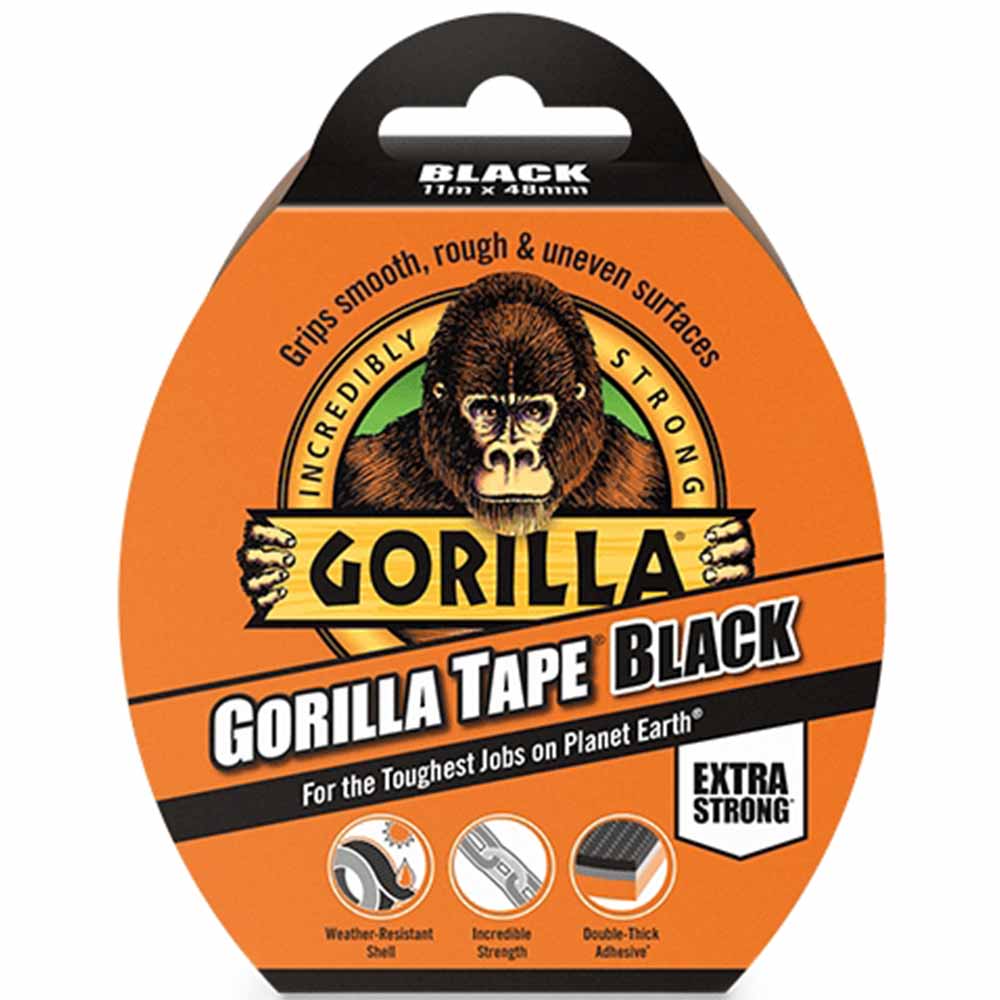 Gorilla Glue Gorilla Adhesive Tape 32m Black  - wilko