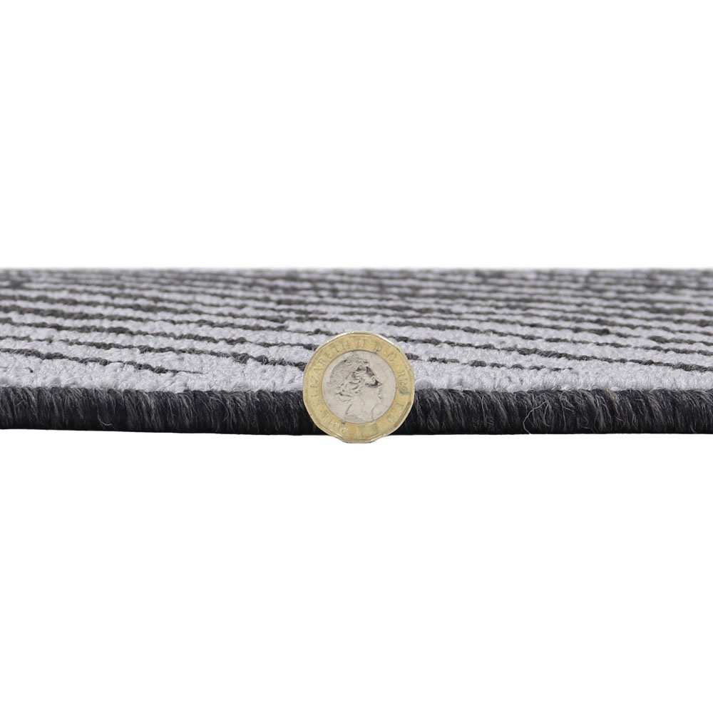 JVL Stellar Black Indoor Machine Washable Doormat 50 x 80cm Image 6