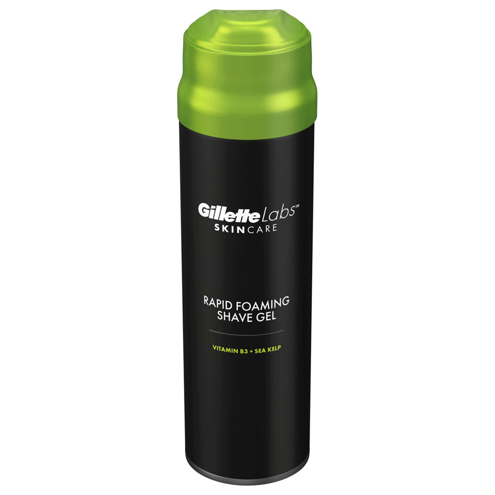 Gillette Labs Rapid Foaming Shave Gel 198ml Wilko