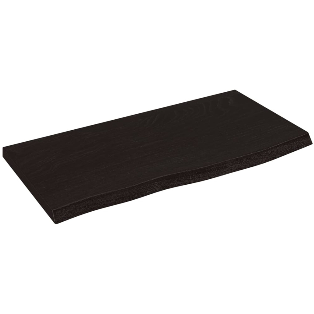 vidaXL 60 x 30 x 2cm Brown Wall Shelf Image 1