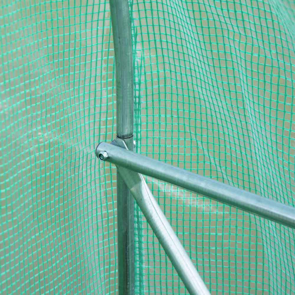 Outsunny Green PE Cover 6.6 x 10ft Walk In Polytunnel Greenhouse Image 6