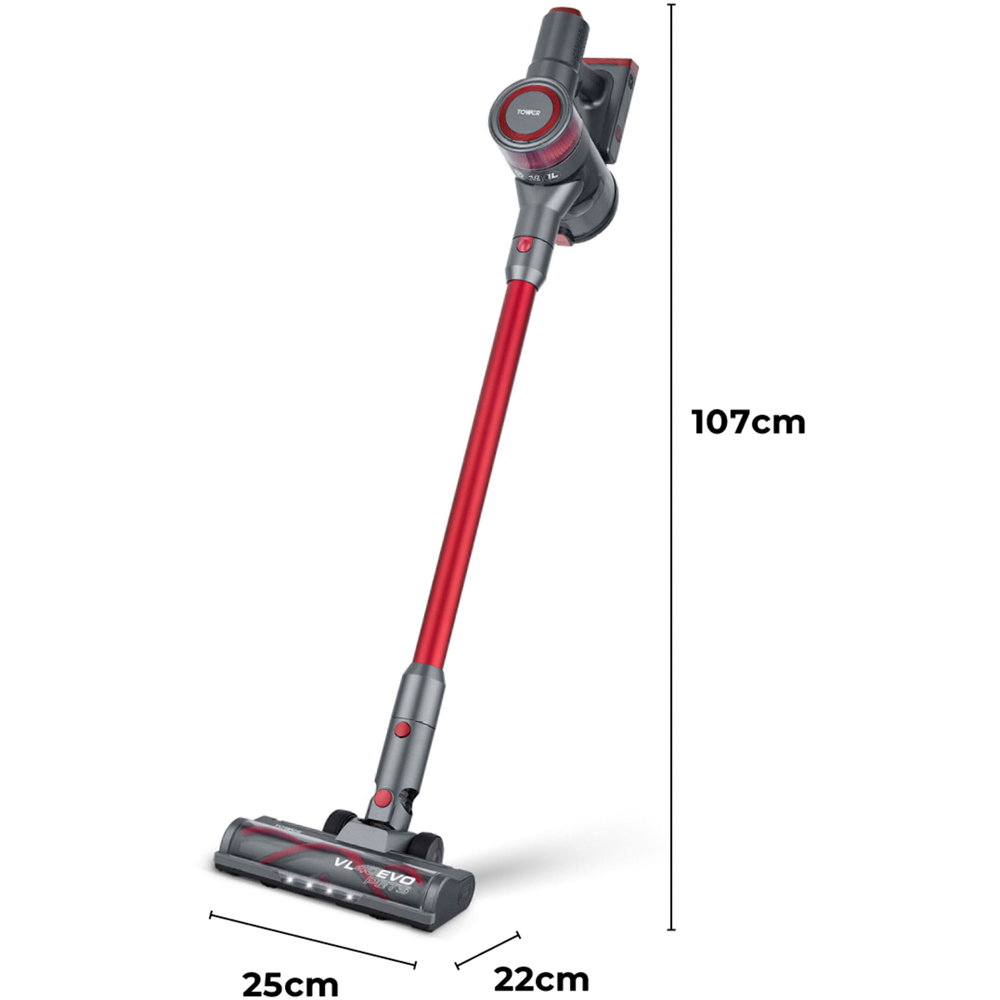 Tower VL40 Evo Pets 3-in-1 Cordless Vacuum Cleaner 22.2V Image 9