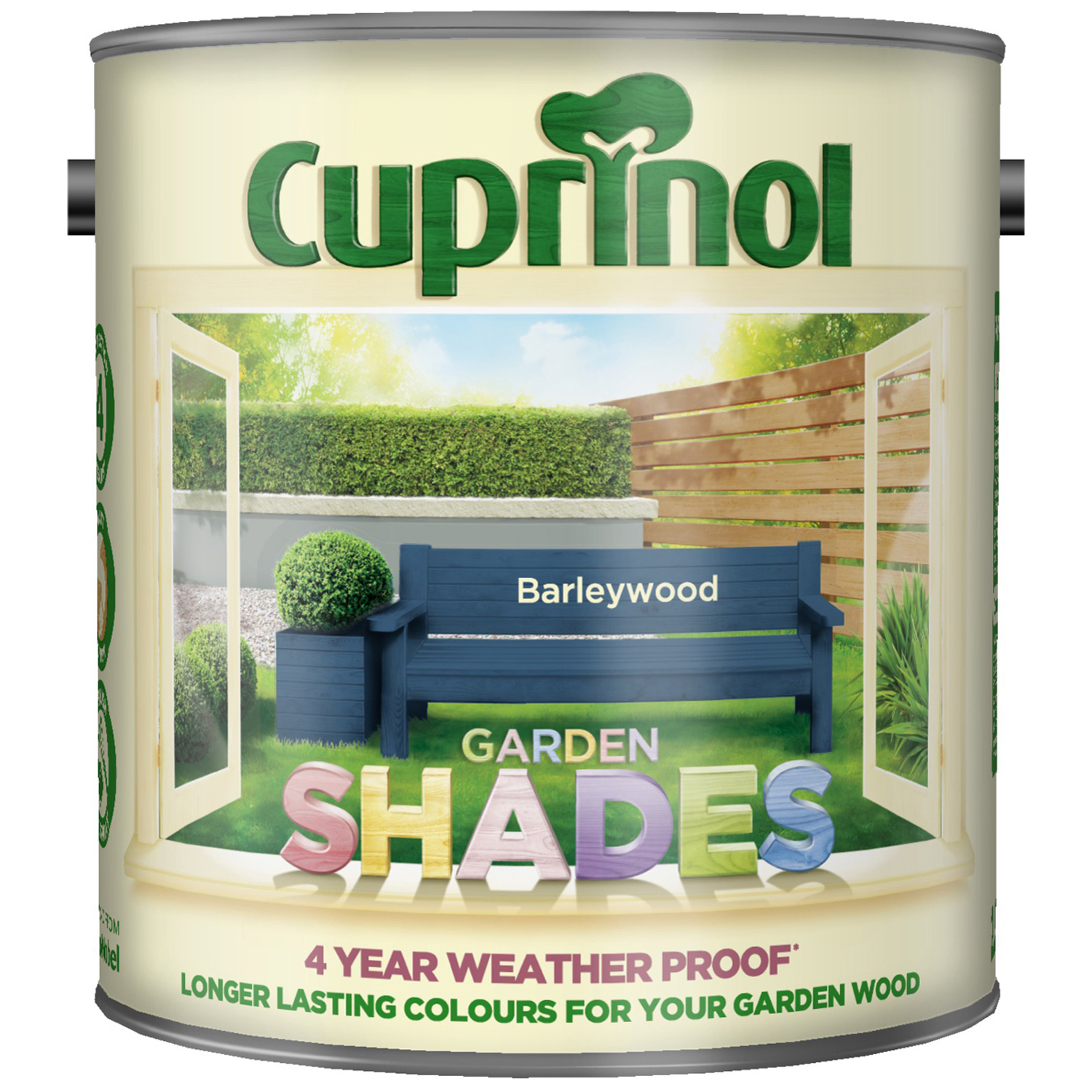 Cuprinol Garden Shades Paint Barley Wood 2.5l Image 2