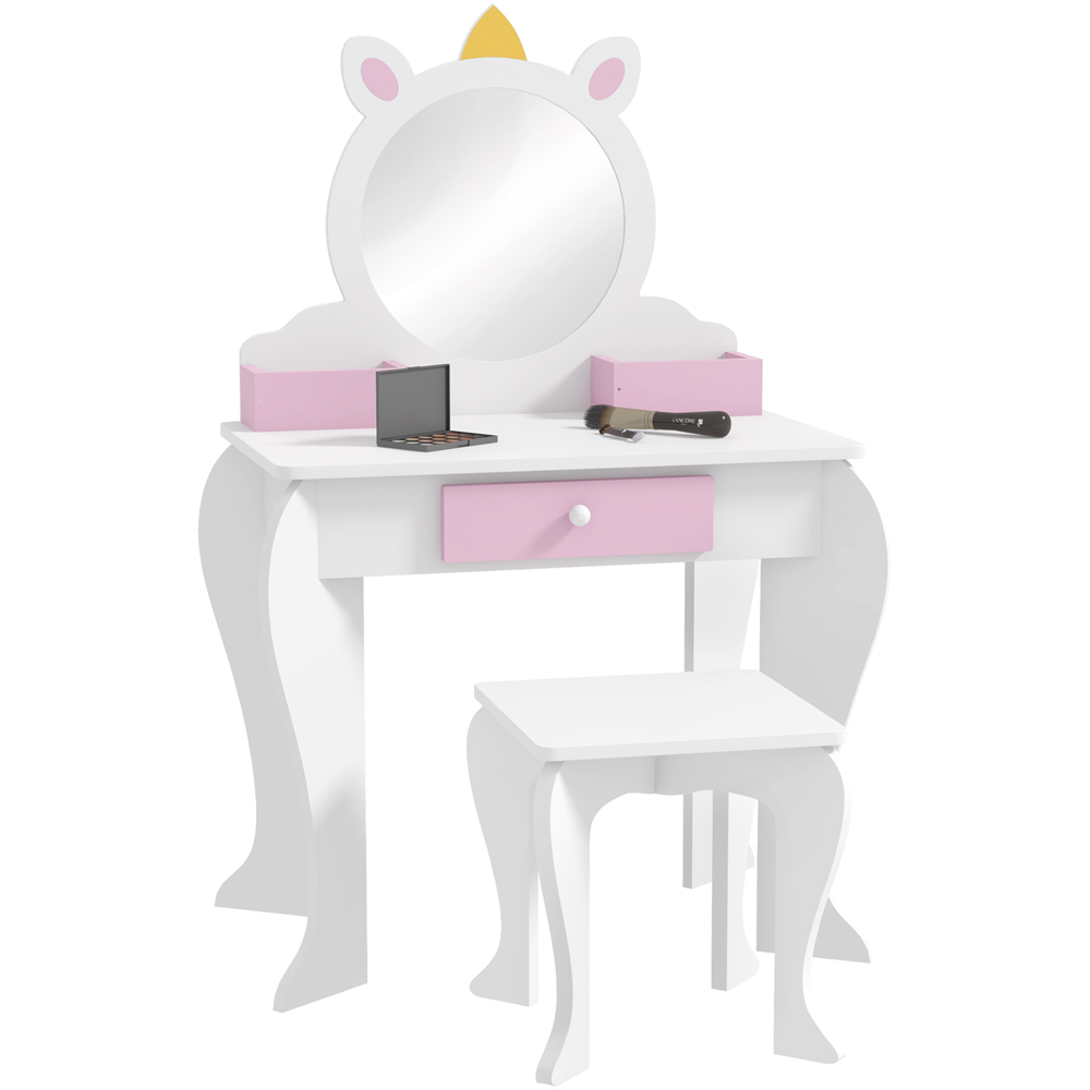 Tommy Toys White Mirror Kids Dressing Table Image 2