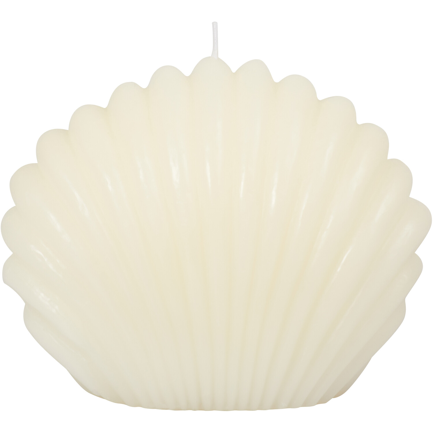 Shell Shaped Candle - White Image 1