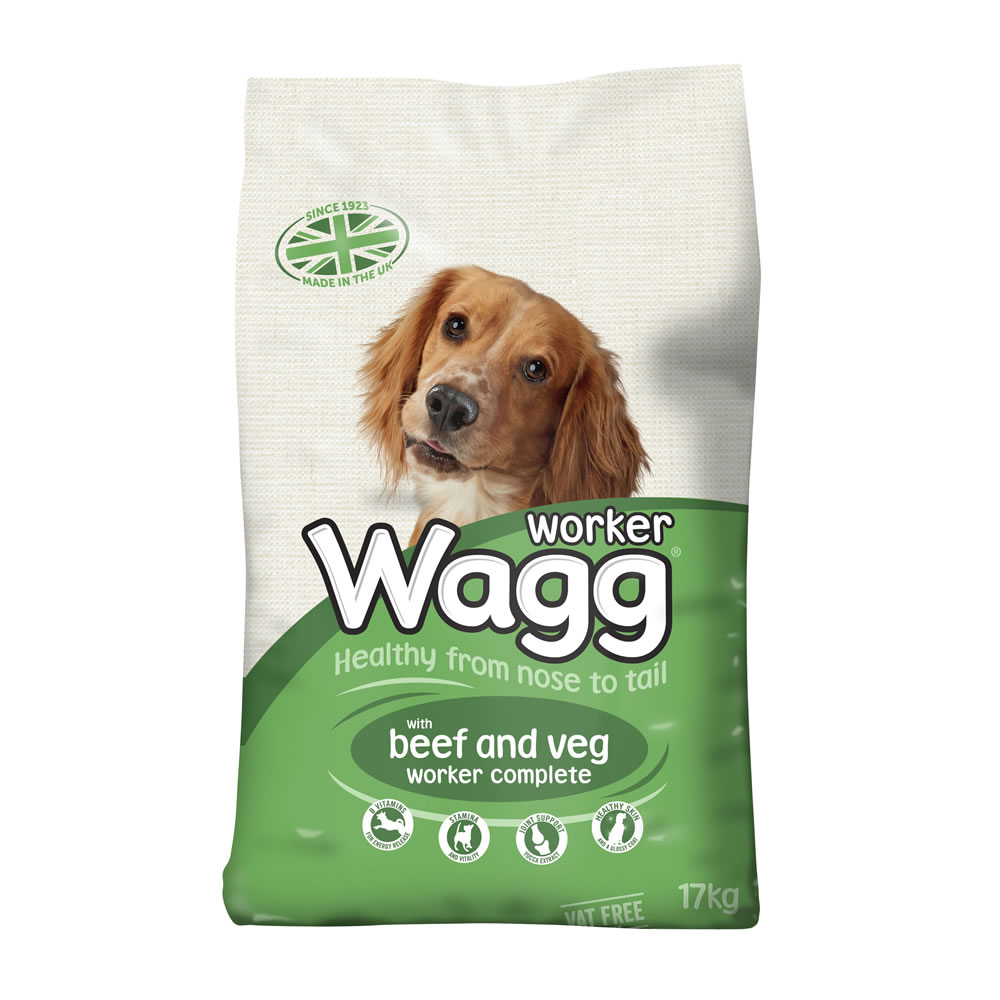 Wagg Complete Worker Beef and Veg Dog Food 17kg Image 1