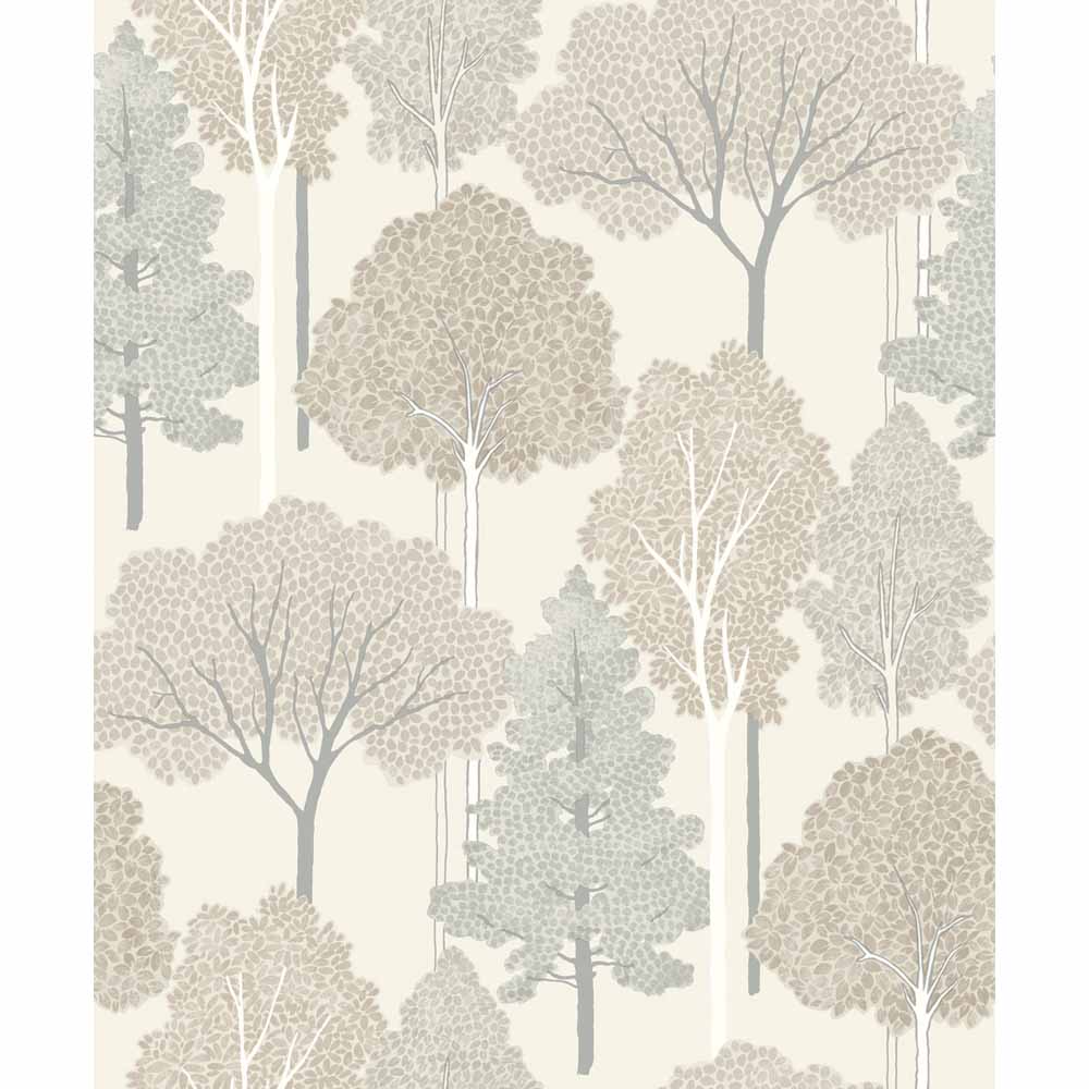 Arthouse Ellwood Tree Neutral Wallpaper Wilko