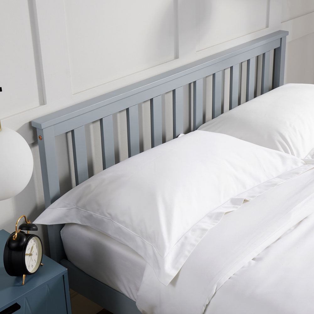 Home Source Florida Small Double Grey Bed Frame Image 2