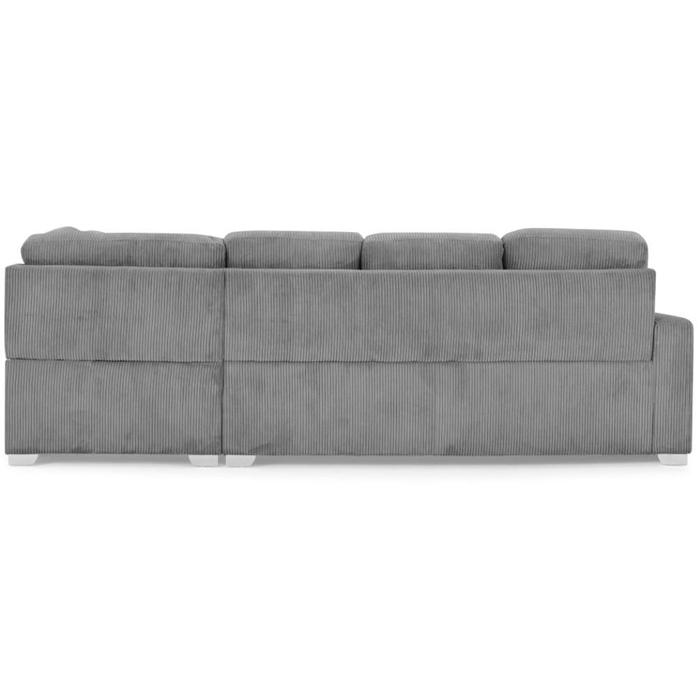 Home Detail Alcott 6 Seater Grey Jumbo Cord Fabric Right Hand Corner Sofa Image 5