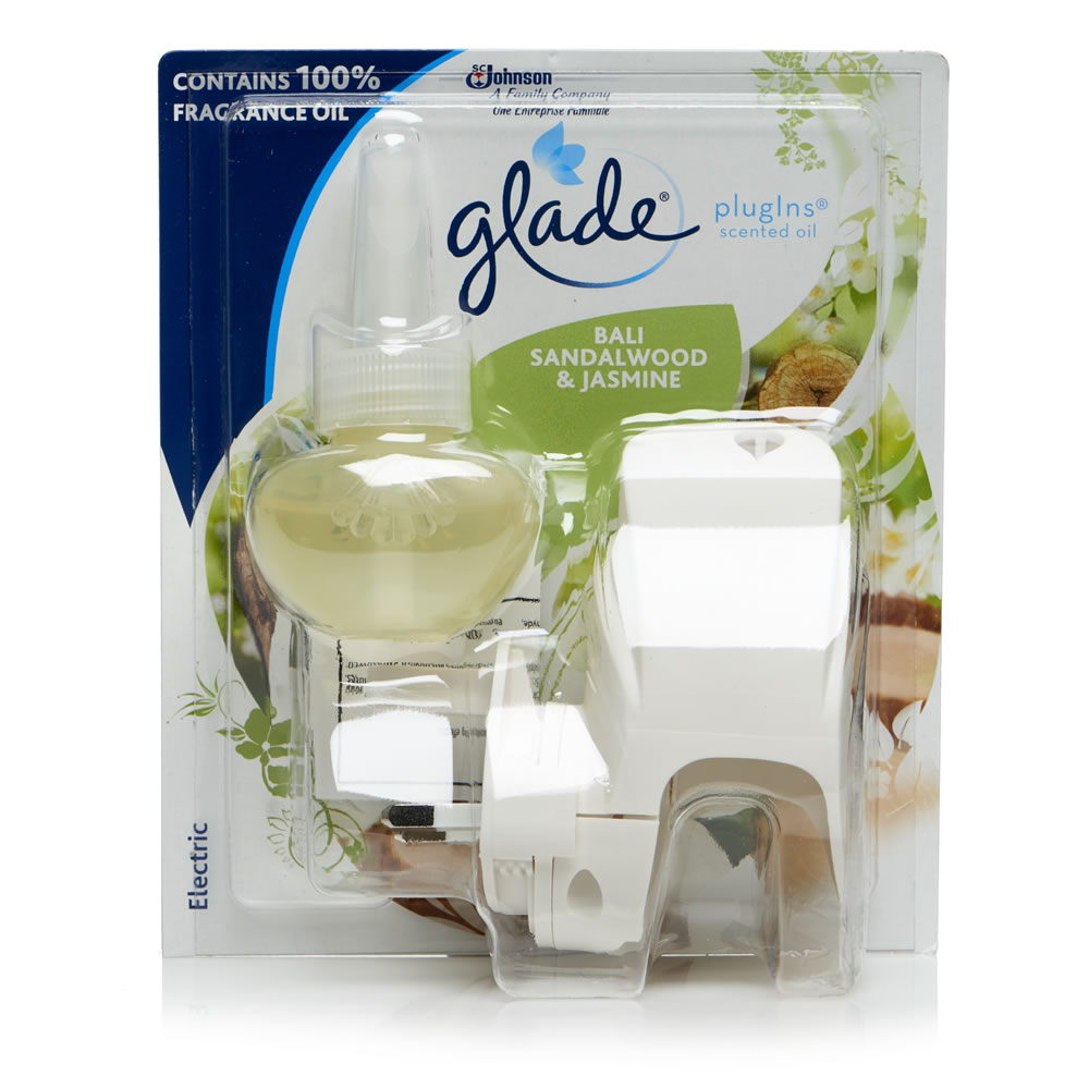 Glade Bali Sandalwood Plug In Air Freshener Electrical Unit 20ml Wilko