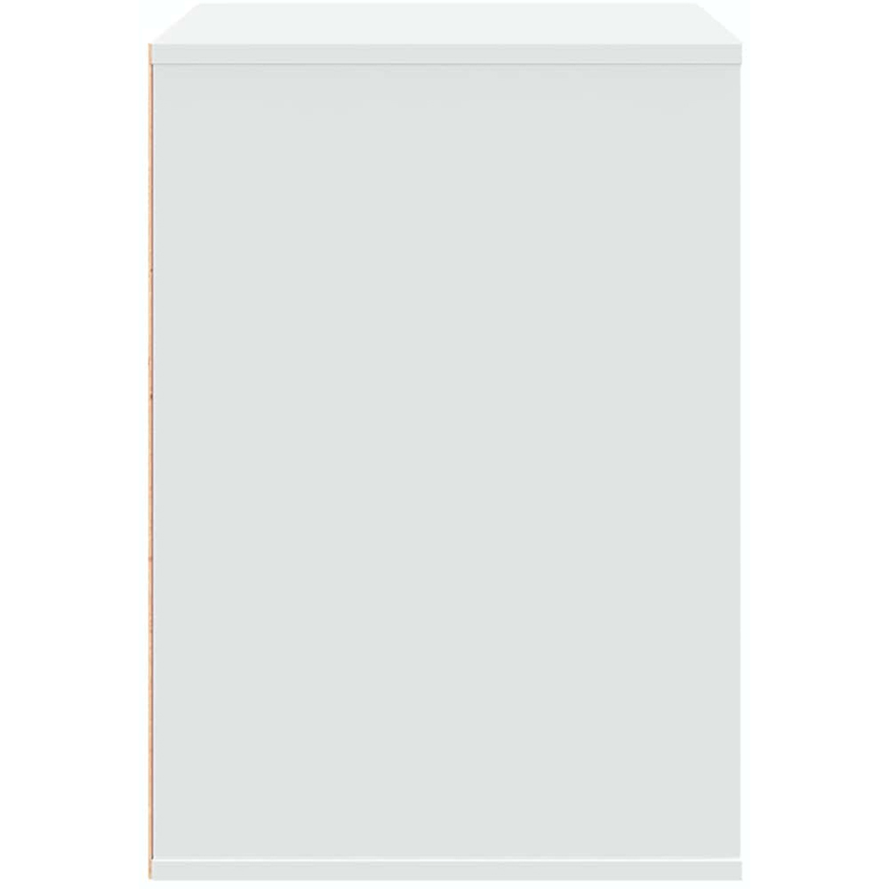 vidaXL 3 Drawer White Wooden Chest of Drawers Image 5