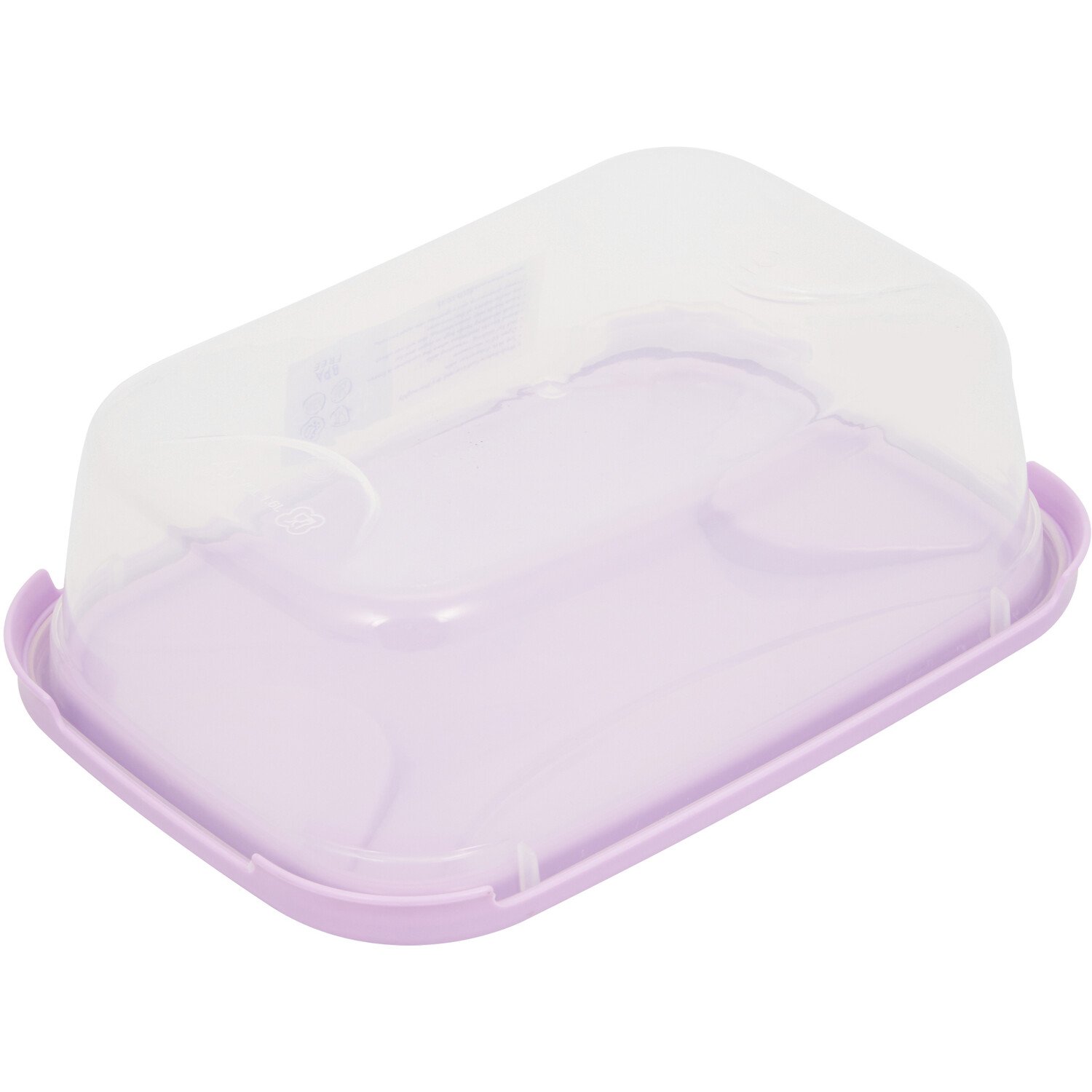 Rectangular Food Box & Lid - Lilac / 1.6l Image 3