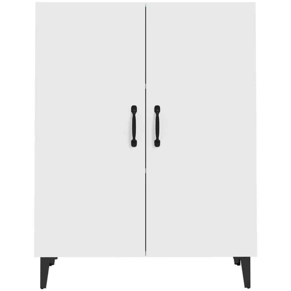 vidaXL 2 Door White Sideboard Image 3