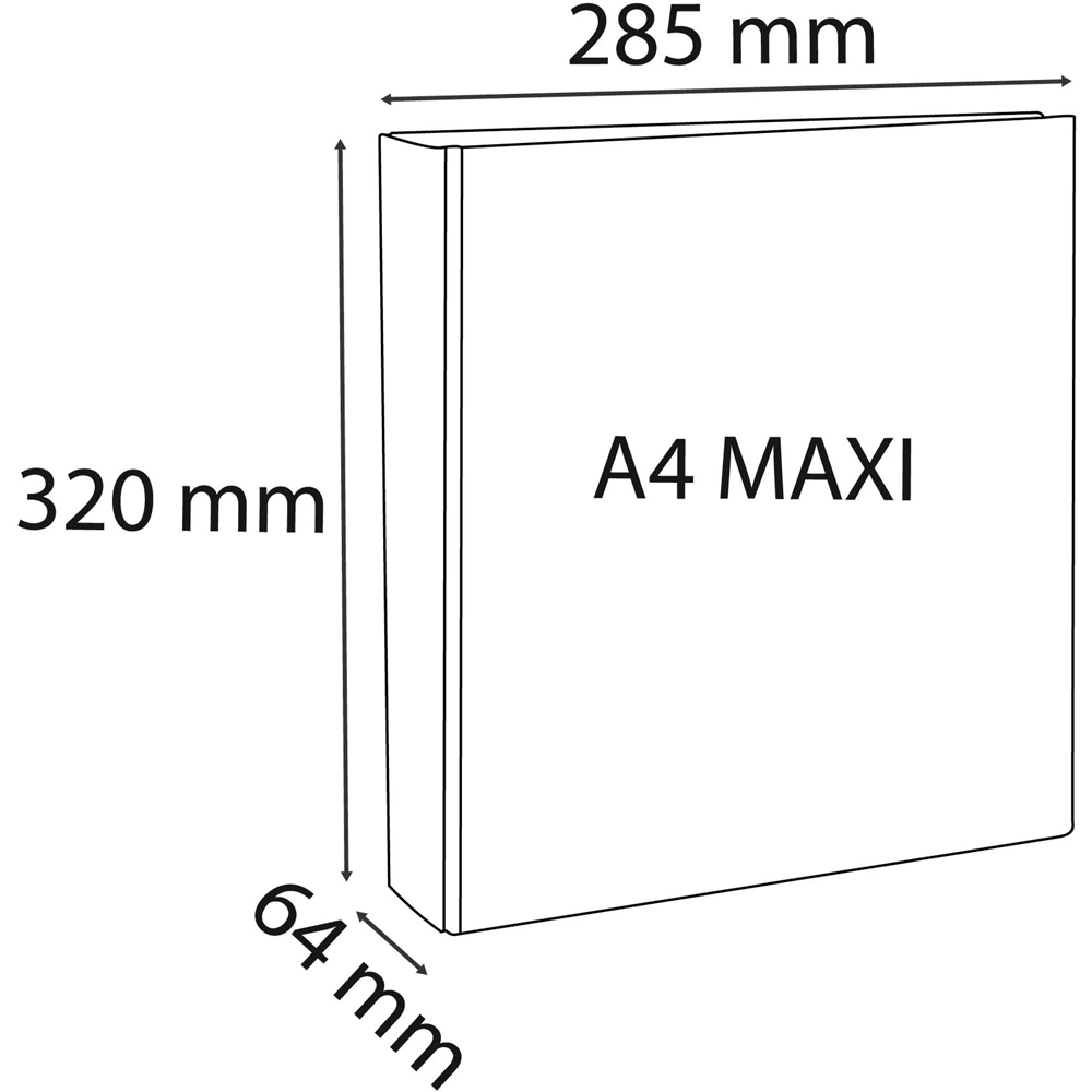 Exacompta Kreacover White PP 4D Ring Binder with 2 Pockets 40mm 10 Pack Image 9