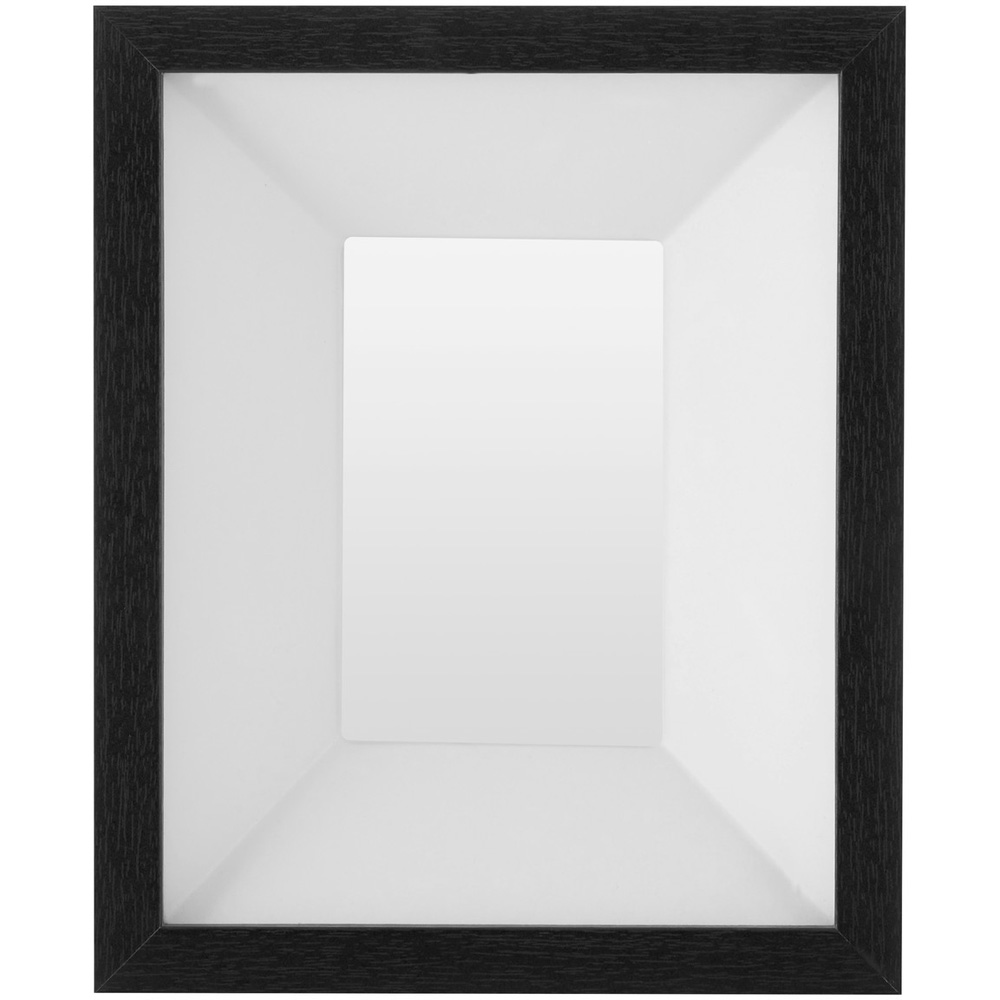 Premier Housewares Box Design Black Photo Frame Image 1