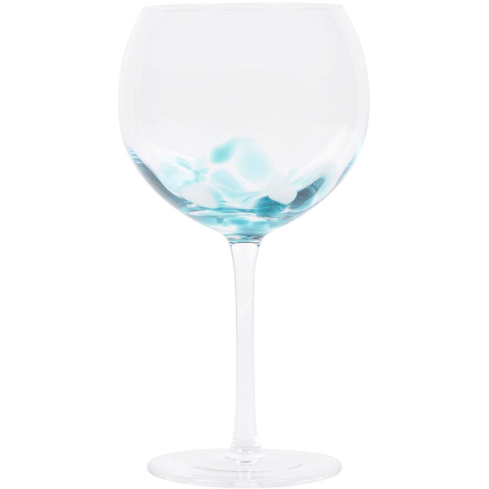 Blue Confetti Gin Glass - Blue Image 1