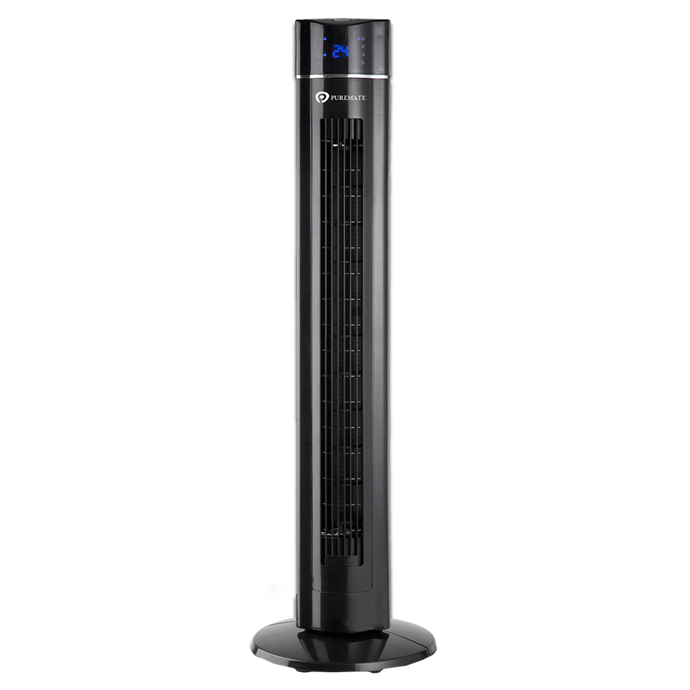 PureMate Black Tower Fan 43 inch Image 1