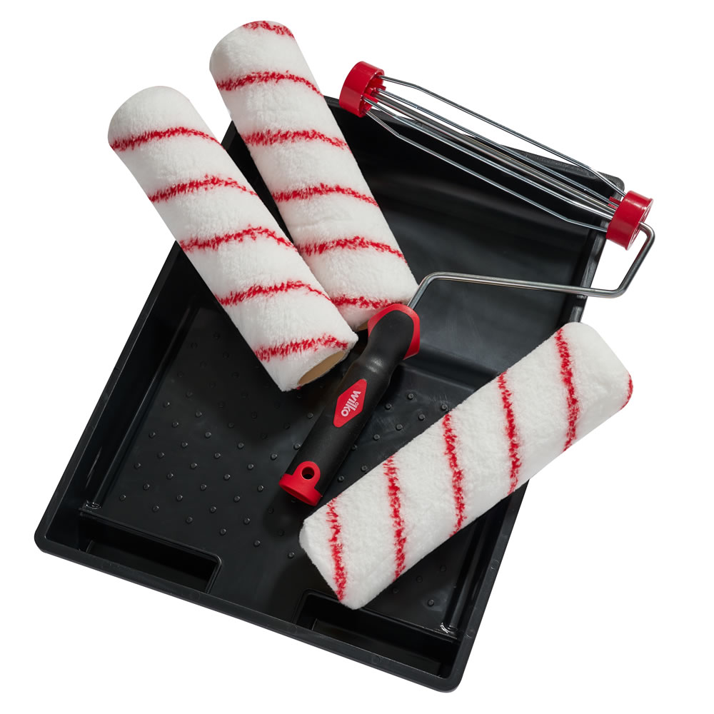 Wilko Roller Set Including 3 Sleeves 9in Wilko