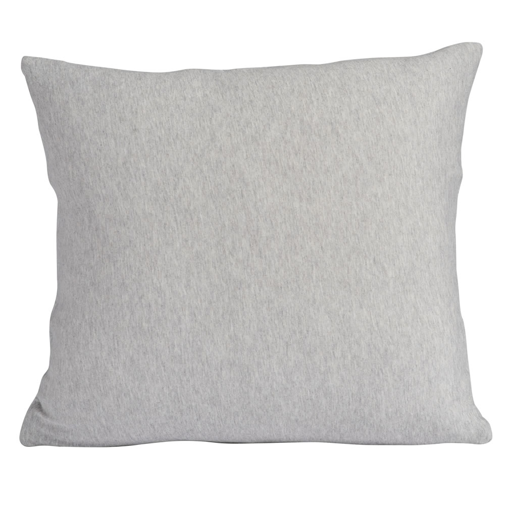 Wilko Jersey Cushion Grey 40 x 40cm Image 2