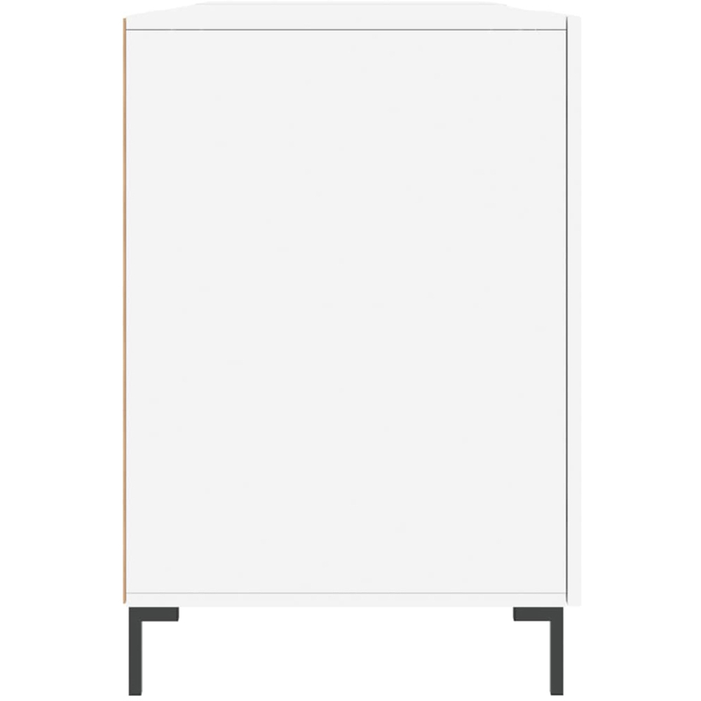 vidaXL 2 Door Computer Desk White Image 6