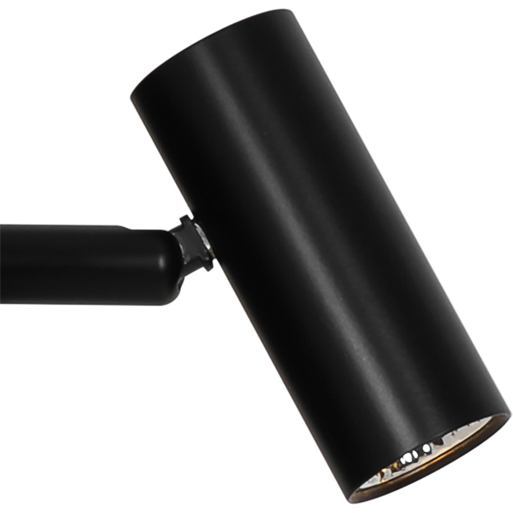 Nordlux Omari 320 Lumens 2700K Black Round LED Wall Light Image 4
