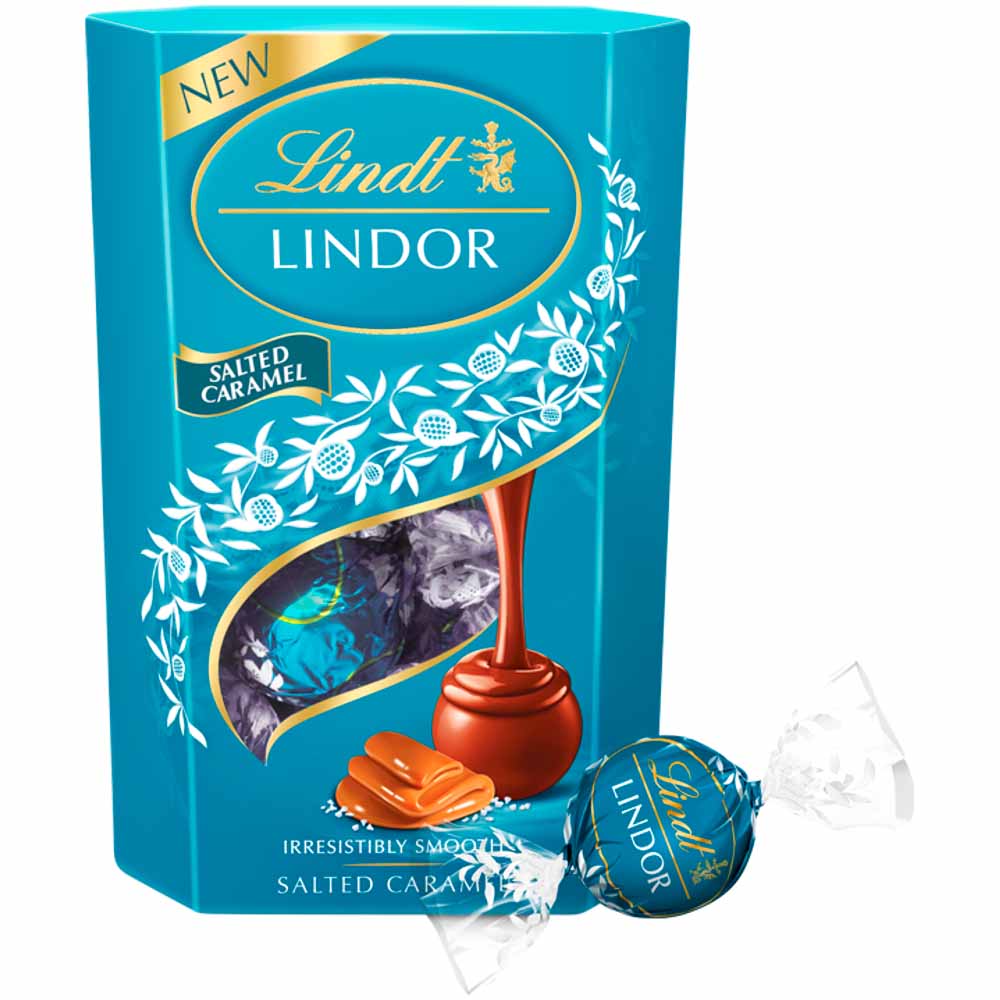 Lindor Salted Caramel Chocolate Truffles 200g Image 2