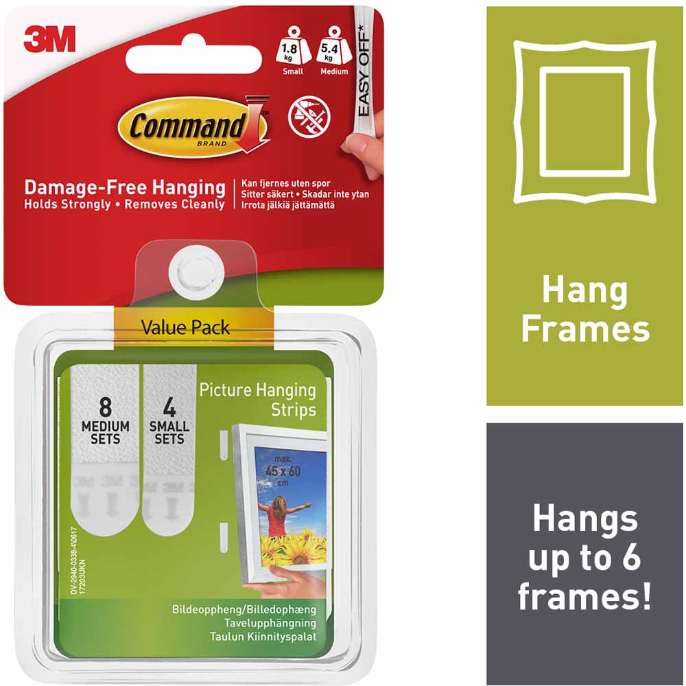 Command Picture Hanging Strips Value Pack Image 1